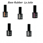 base rubber,la jolie,colleferro,trasparente,milky,apricot,nude,pink