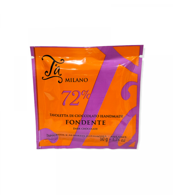 Tavolette di cioccolato handmade fondente 72% 50gr