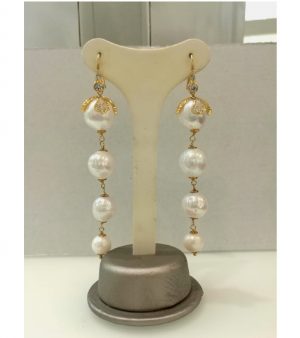orecchini perle pendenti